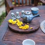 Bàn lũa Lục Giác kèm bếp lò gang