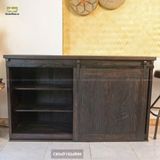 Tủ gỗ lũa cửa lùa