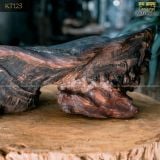 Chậu gỗ nu trồng cây