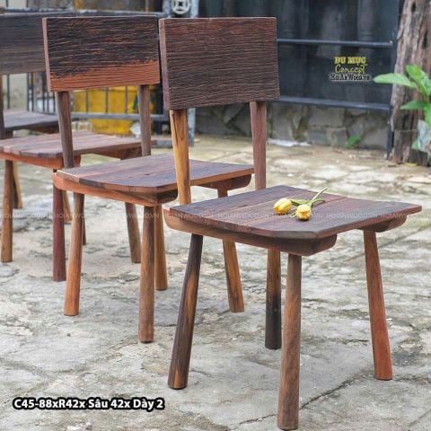 Ghế lũa có tựa lưng