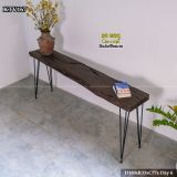 Kệ console phong trần từ gỗ muồng đen