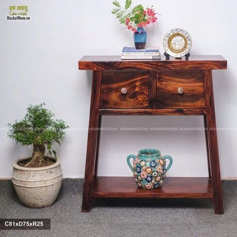 Kệ console hộp dáng thấp