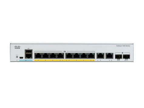 C1000-8T-E-2G-L Thiết bị chuyển mạch Cisco 8 cổng 10/100/1000 Mbps Base-T + 2 cổng 1Gigabit COMBO