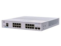 CBS250-16P-2G Thiết bị chuyển mạch cisco 16 cổng Gigabit Base-T PoE(120W)  + 2 cổng SFP Switch.