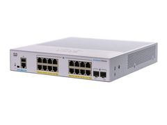 CBS350-16T-2G Thiết bị chuyển mạch Cisco 16 cổng 10/100/1000Mbps + 2 cổng Gigabit SFP