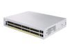 CBS350-48P-4X Thiết bị chuyển mạch Cisco 48 cổng 10/100/1000Mbps PoE+(370W) + 4 cổng 10 Gigabit SFP+