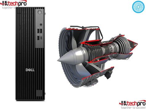 DELL PRO SLIM QCS1250 PC | I3 14100 | 8GB DDR5 RAM | 512GB SSD | INTEL® GRAPHICS | M & K | LINUX | PSU 180W | 1Y PRO