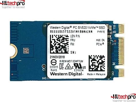 Ổ CỨNG SSD 256GB WESTERN DIGITAL NVME SN520 M.2 2280