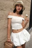  SONNET BALLOON SKIRT (white) 