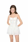  MAISIE DRESS (WHITE) RS25D107TR 