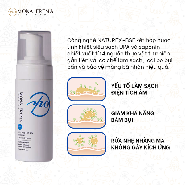 UPA Ultra-pure Naturex Soothing Cleansing Foam