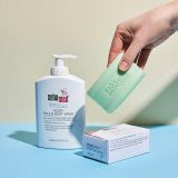 Bộ sản phẩm Sữa rửa mặt & tắm toàn thân và Thanh Làm Sạch Giúp Kháng Khuẩn Cho Da Sebamed pH5.5