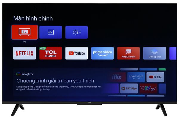 Google Tivi TCL 4K 43 Inch 43P735