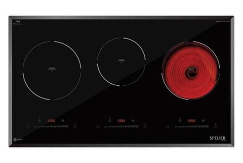 Bếp điện từ hồng ngoại 3 bếp Spelier SPM 938H PLUS