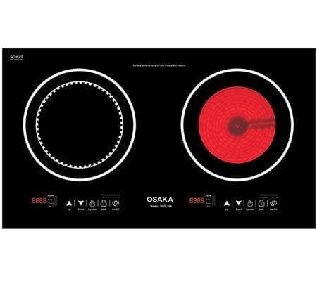 Bếp điện đôi từ và quang Osaka DQT-100