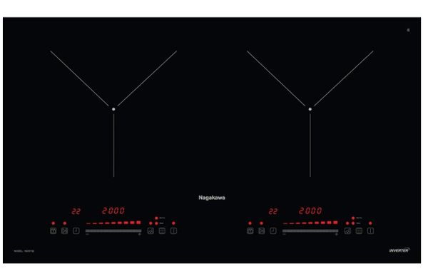 Bếp điện từ đôi Nagakawa NDI9192