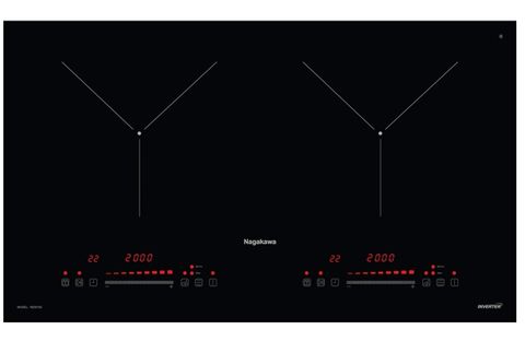 Bếp điện từ đôi Nagakawa NDI9192