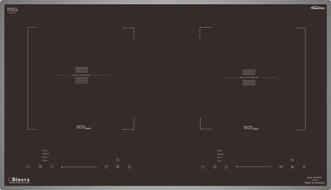 Bếp điện từ đôi Binova BI-566GM