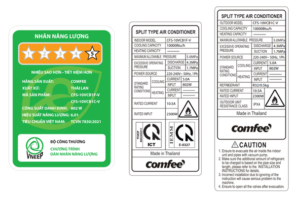 Máy lạnh Comfee Inverter 3 HP CFS-28VAF