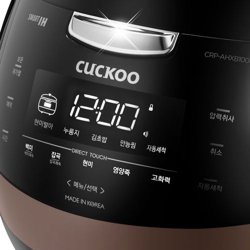 Nồi cơm áp suất cao tần Cuckoo 1.8 Lít CRP-AHXB1008F/BKBRVNCV