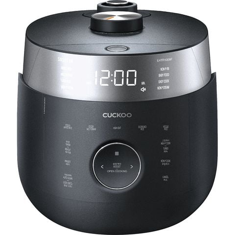 Nồi cơm áp suất cao tần Cuckoo 1.8 Lít CRP-LHTR1009F (Đen)