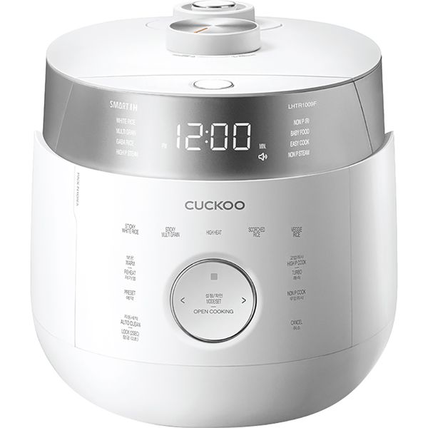 Nồi cơm áp suất cao tần Cuckoo 1.8 Lít CRP-LHTR1009F (Trắng)