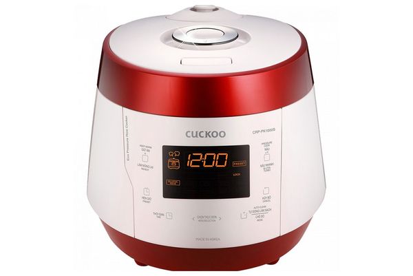 Nồi cơm điện tử Cuckoo 1.8 Lít CRP-PK1000S (Trắng Đỏ)