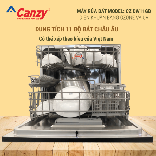 Máy rửa chén Canzy CZ DW11GB