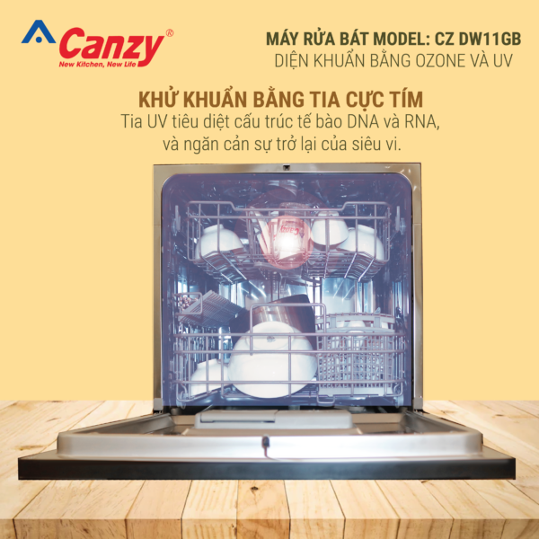 Máy rửa chén Canzy CZ DW11GB