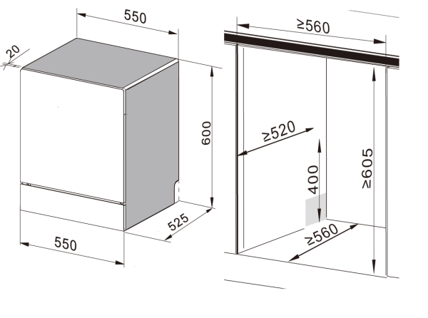 Máy rửa chén Canzy CZ WQP892