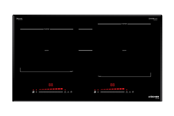 Bếp điện từ đôi Kocher DI-338