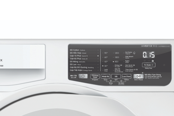 Máy giặt Electrolux Inverter 9 Kg EWF9025DQWB