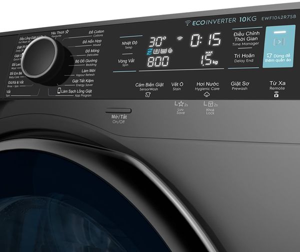 Máy giặt Electrolux Inverter 10 Kg EWF1042R7SB