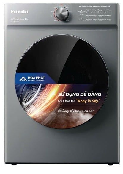 Máy sấy Funiki 8 Kg HD V680AG