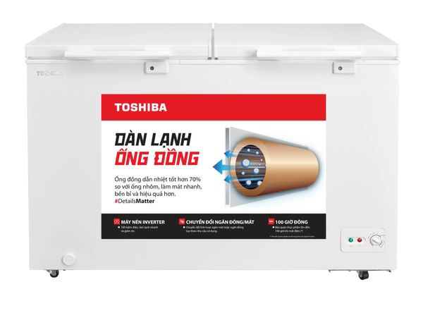 Tủ đông Toshiba Inverter 362 lít GR-RC470CM