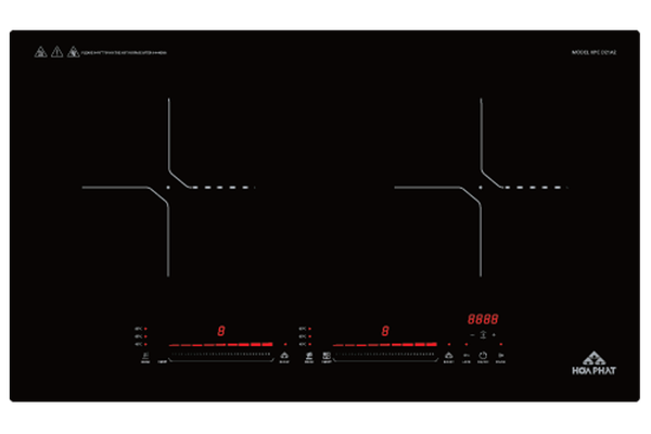 Bếp điện từ đôi Hòa Phát HPC D21A2