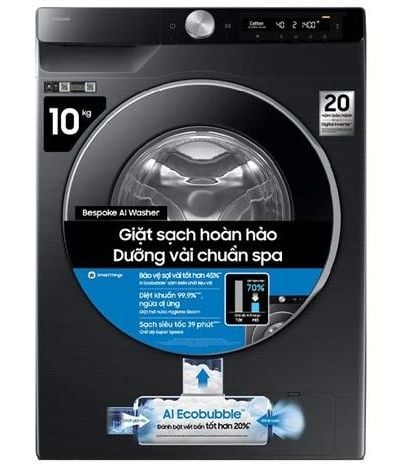 Máy giặt Samsung AI Ecobubble Inverter 10 Kg WW10DG6U34LBSV