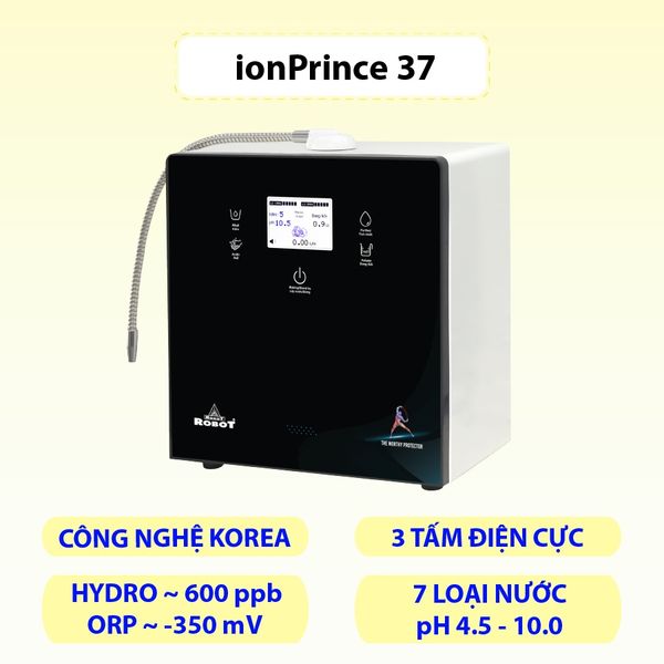 Máy lọc nước điện giải ion kiềm Robot IONPRINCE 37