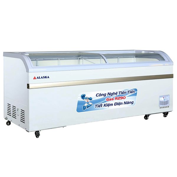 Tủ đông kính cong Alaska 550 Lít KC-550