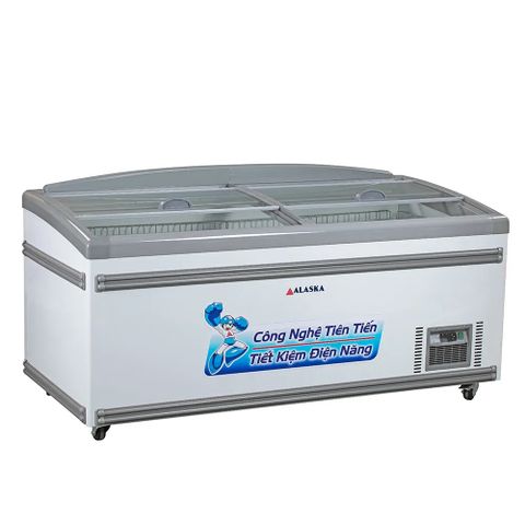Tủ đông trưng bày kính phẳng Alaska 450 Lít KN-450
