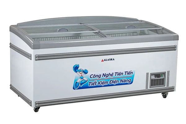 Tủ đông trưng bày kính phẳng Alaska 450 Lít KT-450