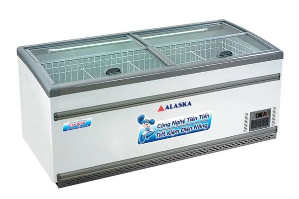 Tủ đông trưng bày kính phẳng Alaska 650 Lít KT-650