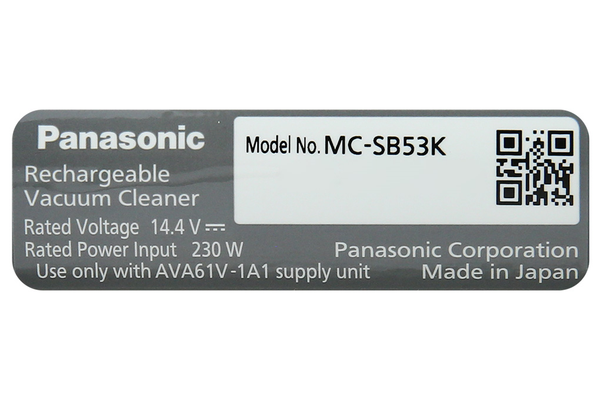Máy hút bụi không dây 230W Panasonic MC-SB53KH046