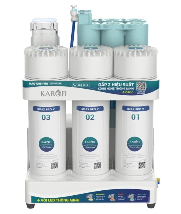 Máy lọc nước RO Karofi 10 lõi KAQ-U95 PRO