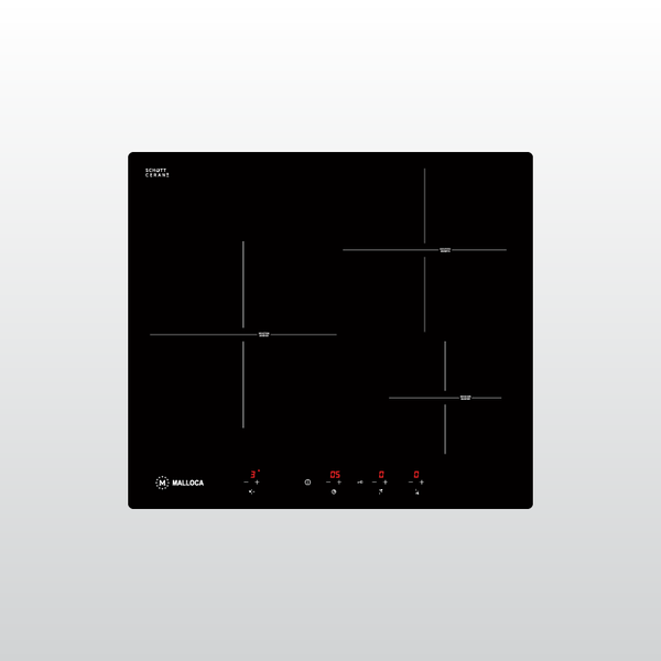 Bếp điện từ 3 bếp Malloca MI 593BN