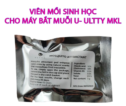 Mồi sinh học dùng cho máy bắt muỗi U Ultty MKL