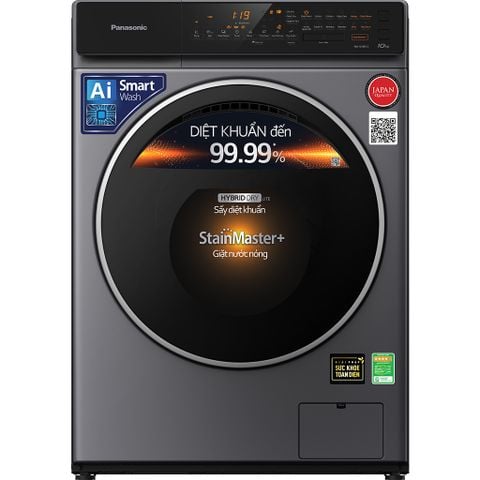 Máy giặt sấy Panasonic Inverter 10Kg/2Kg NA-V10FC1LVT