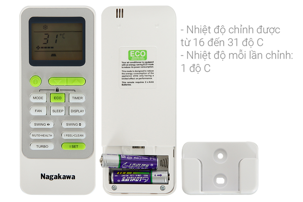 Máy lạnh Nagakawa Inverter 2.5 HP NIS-C24R2T28