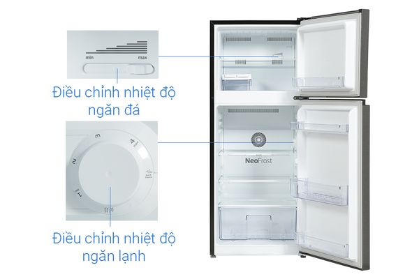 Tủ lạnh Beko Inverter 189 Lít RDNT201I50VK