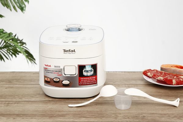 Nồi cơm điện tử Tefal 1.5 Lít Fuzzy Express RK522168